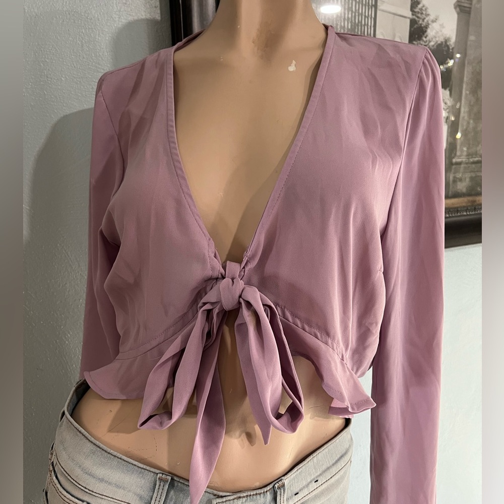 NWT flowy mauve/pink size Large